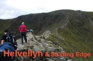 Helvellyn and Striding Edge guided walks