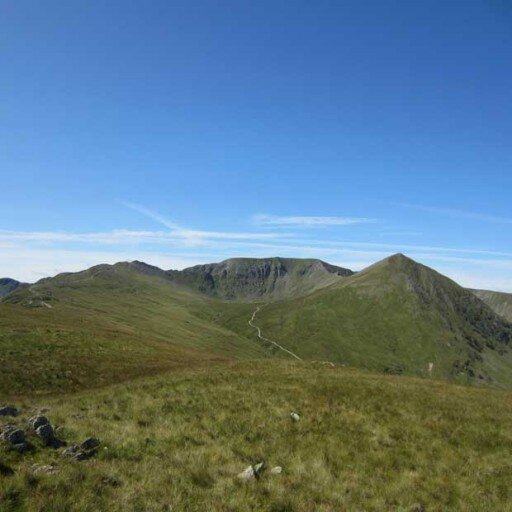 Helvellyn and the edges from Birkhouse Moor