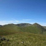 Helvellyn and the edges from Birkhouse Moor