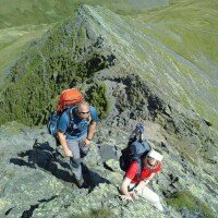 Scrambling up Sharp Edge