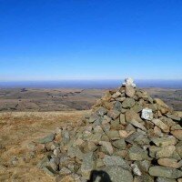 On the summit of Brae Fell