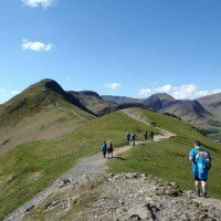 On the ridge towards Catbells