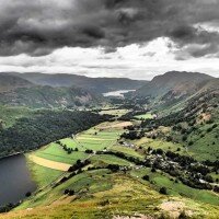 Descending over Hartsop Dodd