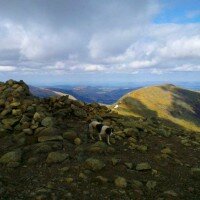 Looking towards St Sundays Crag from Fairfield