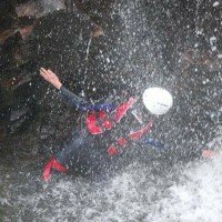 Gorge walking in Stickle Gill, Langdale