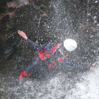Gorge walking in Stickle Gill, Langdale