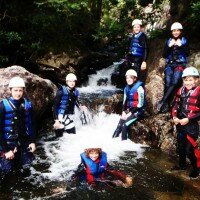 Ghyll Scrambling in Stickle Gill