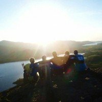 Sunset over Walla Crag