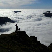 Above the cloud near the Westmorland Cairn