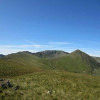 Helvellyn and the edges from Birkhouse Moor