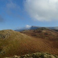 Looking towards Clough Head from High Rigg