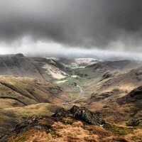 The Langdale Valley from The Crinkles