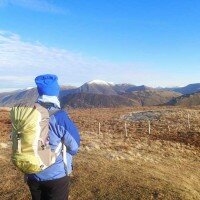 Looking towards Grasmoor from Blake Fell