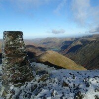 On the summit of Red Screes