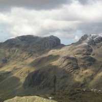 Scafell from Bowfell