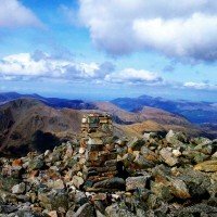 The summit of Scafell Pike