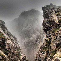 On Scafell looking past Scafell Pinnacle