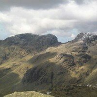Scafell from Bowfell
