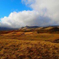 West from Silver How towards the Langdale Pikes