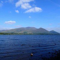 Skiddaw and Ullock Pike across Bassenthwaite Lake