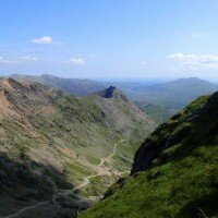 Crib Goch from Snowdon