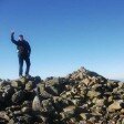 On the summit of Great End