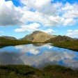 Great Gable from a tarn on the Corridor Route