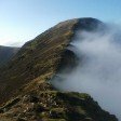 Looking back towards Crag Hill on the path towards Sail