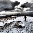 Climbing towards Great Rigg on the Fairfield Horsehoe