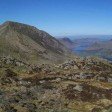 High Crag and Crummock Water from the summit of Haystacks