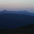 The sun rising from Dollywagon Pike