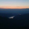 The sun rising from Dollywagon Pike