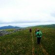 Climbing towards the summit of High Street