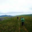 Climbing towards the summit of High Street