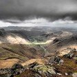 The Langdale Valley from the Crinkles