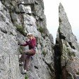 Climbing on Sticklebarn Crag, Langdale