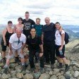 On the summit of Scafell Pike