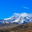 A snow capped Snowdon Horseshoe