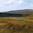 The Ribblehead Viaduct with Whernside behind