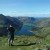 Looking down over Buttermere from Fleetwith Pike