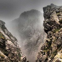 Scafell from Eskdale